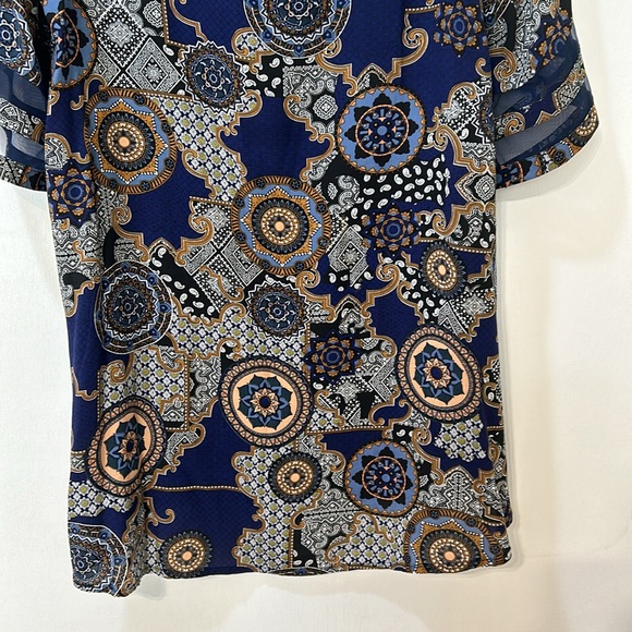 EKOUAER WOMENS SWIMSUIT BEACH COVERTUPS NAVY BLUE  SZ MD - Picture 4 of 9